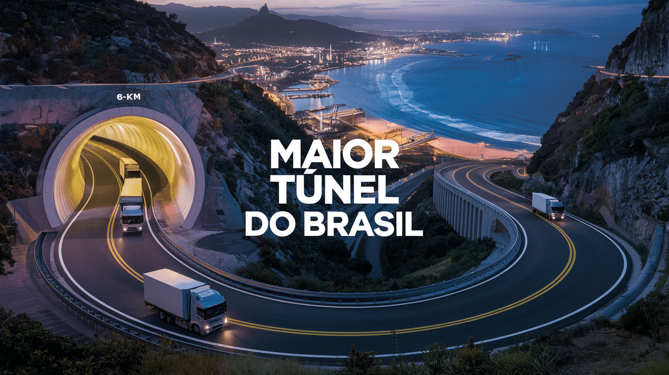 Rodovia em SP terá o MAIOR túnel rodoviário do Brasil! Construção de terceira pista ainda favorecerá caminhões e acesso a local importante para a economia brasileira